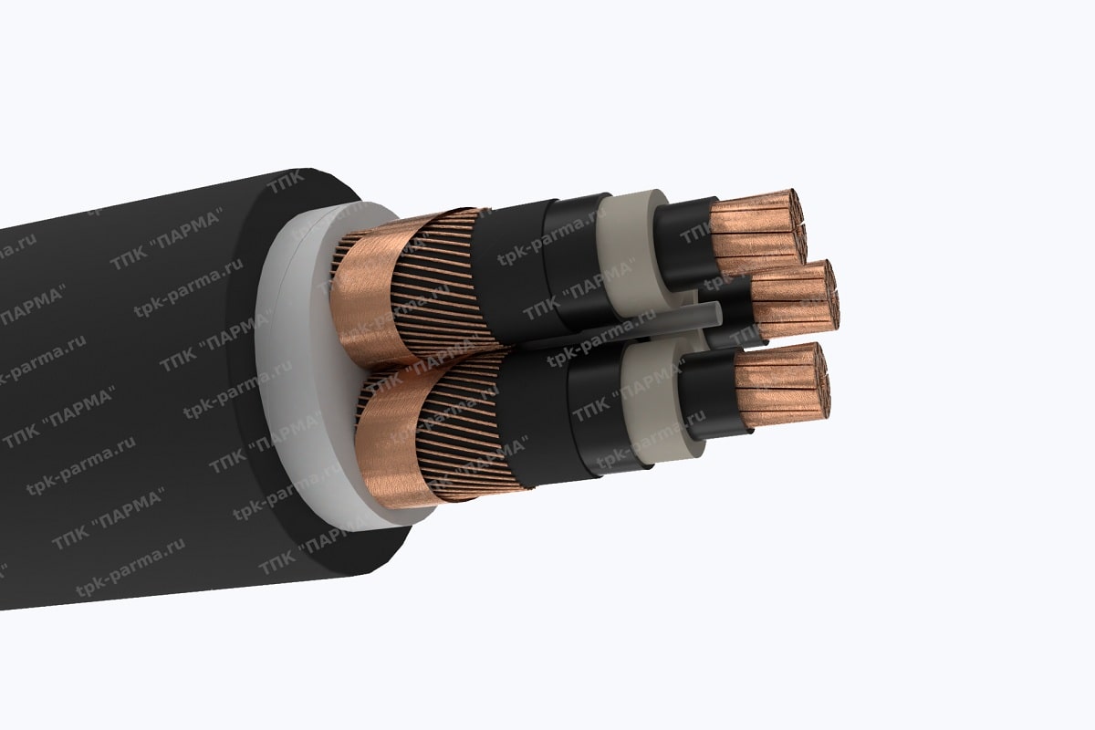 Фотография провода Кабель ПвВ 3х95/35 - 20кВ